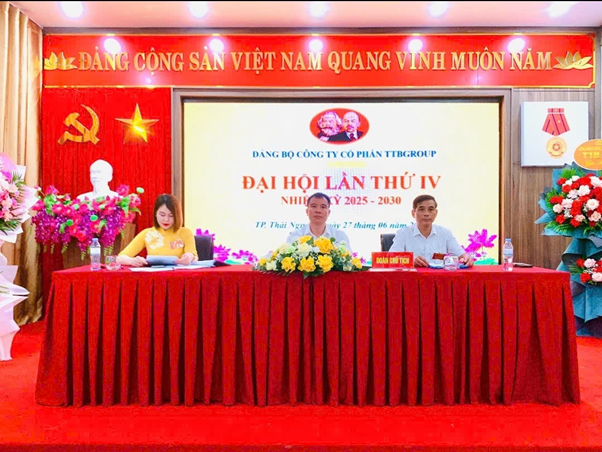 TTBGROUP – TỔ CHỨC ĐẠI HỘI ĐẢNG BỘ NHIỆM KỲ 2025-2030