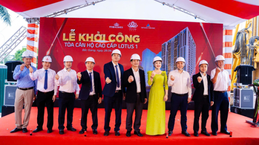 LỄ KHỞI CÔNG DỰ ÁN CT2A (LOTUS 1)  HÀNH TRÌNH ĐỔI MỚI – PHÁT TRIỂN CÙNG ĐẤT NƯỚC